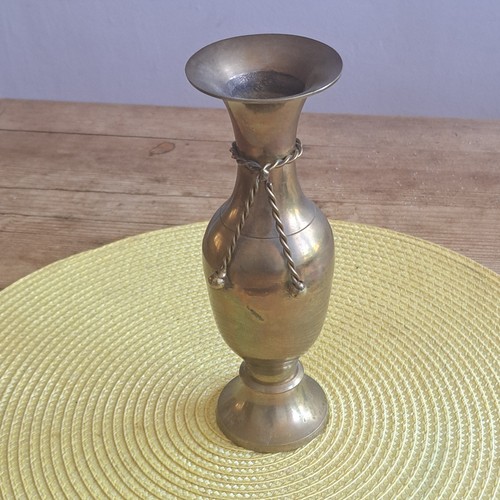 Vase messing metall mit - vase,