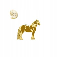 Vergoldete Brosche 925 Silber