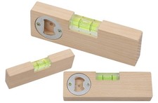 KLEINE HOLZ-WASSERWAAGE MIT