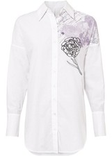 Longbluse Gr. 36 Weiß