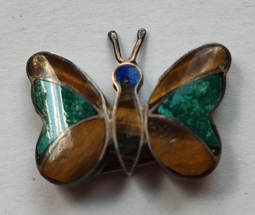 Vintage schmetterling brosche - schmetterling,