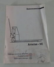 Teilekatalog / Parts Catalog Jungheinrich Hubwagen Ameise - XE 
