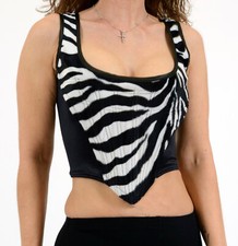 Catwalk Collection London Stretch-Corsage, Sexy, Gothic, Steam Punk, WGT