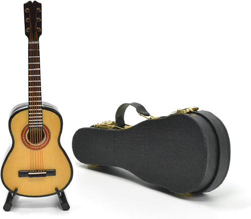 Mini gitarre mit - mini-gitarre, ständer