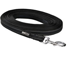 Anione Schleppleine 15m Hundeleine Schwarz