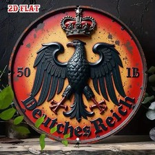 Blechschild rund Deutsches