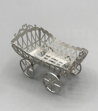 Puppenwagen filigranes zinn - filigranes,