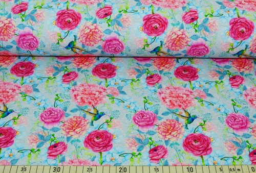 Sweat rosen 5m rosenstoff - sweat,