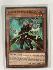 Yu-Gi-Oh Karte S-Force Professor DiGamma ENG TCG Card Monster  1st Edt Konami