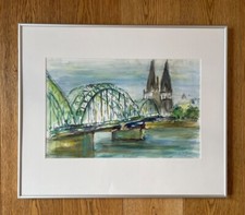 Aquarell + Passepartout im