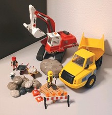 Playmobil Baustelle Set Bagger