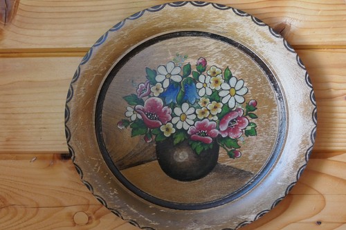 Gedrechselter handbemalter - gedrechselter,