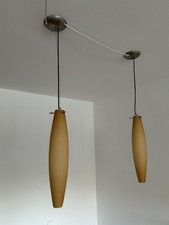 Foscarini? 2 Pendelleuchten, wahrscheinl Murano Glas orig  1990 Design Produkt ￼
