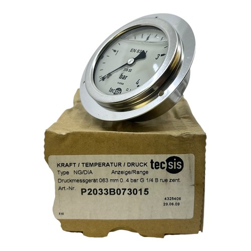 Tecsis manometer 4bar - tecsis, 0-4bar