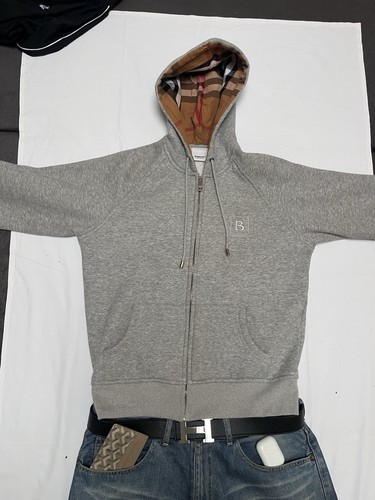 Burberry zipper grau y2k - zipper, in