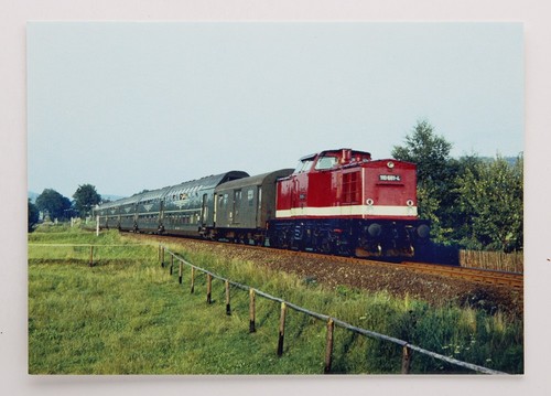 Postkarte diesellok 110 - -,