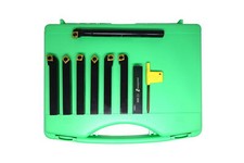 PAULIMOT Drehmeißel-Set mit Wendeplatten, 12 mm, 7-teilig inkl. Bohrstange