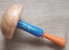 Vintage Stopfpilz aus Holz