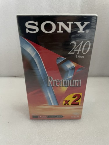 Vhs sony 240 mal - 4h, premium