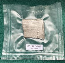 ANGEBOT 103g Kobalt Metall Kathode sample 27 Co cobalt cobalto kobolt metallurgy