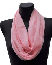 Seide Loopschal Loop Schal Seidentuch Halstuch Tuch Damentuch Damen Unifarben