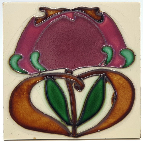 Jugendstil kamin kachel rohr - jugendstil,