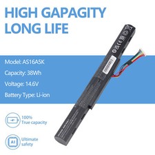 AS16A5K AKKU Für Acer Aspire E5-575 E5-575G F5-573G E5-576G AS16A8K AS16A7K