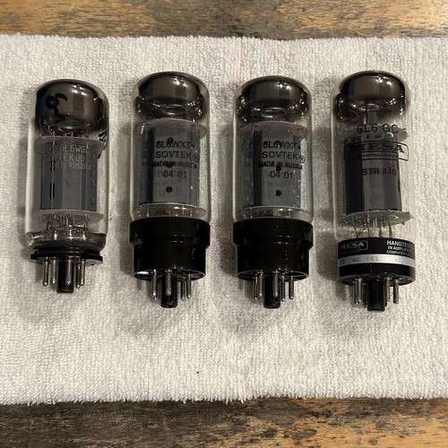 6l6 vacuum tubes lot 4 - tubes, of
