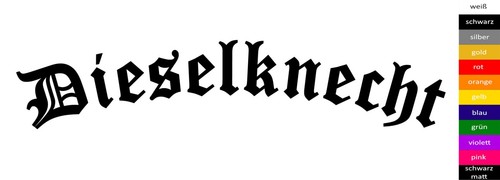 30cm dieselknecht sticker - dieselknecht,
