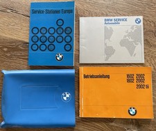 BMW Boardmappe Betriebsanleitung Serviceheft 2002 tii 1802 1602