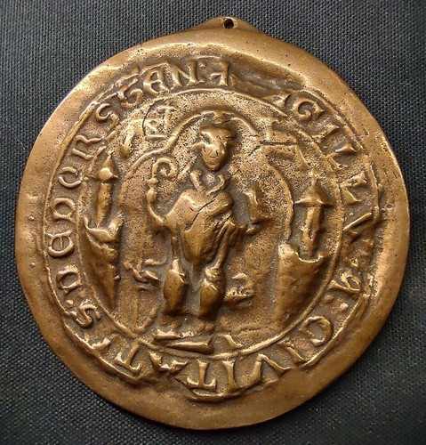 Bronze stadtsiegel dorsten - bronze,