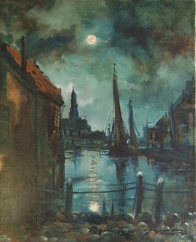 Holländisches nachtstück - holländisches,