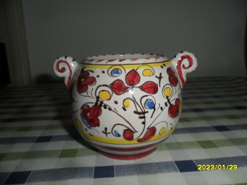 Zuckerdose mit blumen muster - zuckerdose,