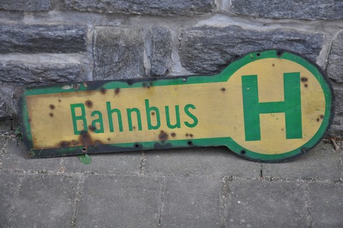 Altes blechschild 50er jahre - altes,