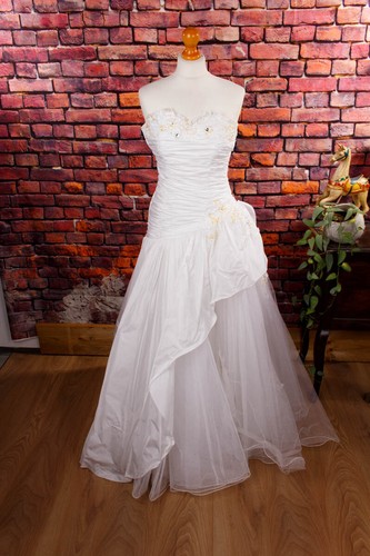 Vintage brautkleid weiß tüll - vintage,