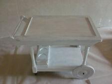 Schöner Servierwagen Teewagen Beistelltisch mit Räder - Holz - Shabby Chic Style