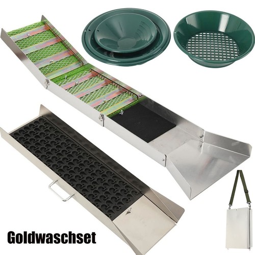 Goldwaschset goldwaschrinne - goldwaschset-,