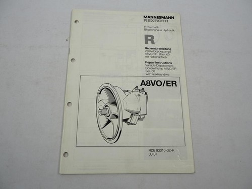 Mannesmann rexroth a8vo 60 - mannesmann,