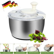 5L Salatschleuder Edelstahl