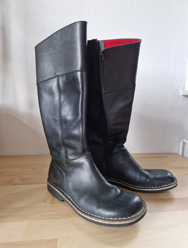 Kickers damen lederstiefel - kickers,