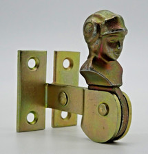 Klappladenhalter Kopf Stahl gelb verzinkt Fenster Ladenhalter zum anschrauben