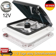 Dachfenster Dachluke 28cm Dachhaube Wohnmobil Mit 12V Ventilator LED-Beleuchtung