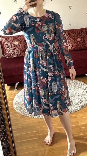 Midikleid swing blau - swing,