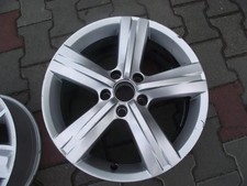 1x Alufelge 17 Zoll 7.5" 5x112 47ET Glanz Silber 3AA601025 Vw Rim Wheel