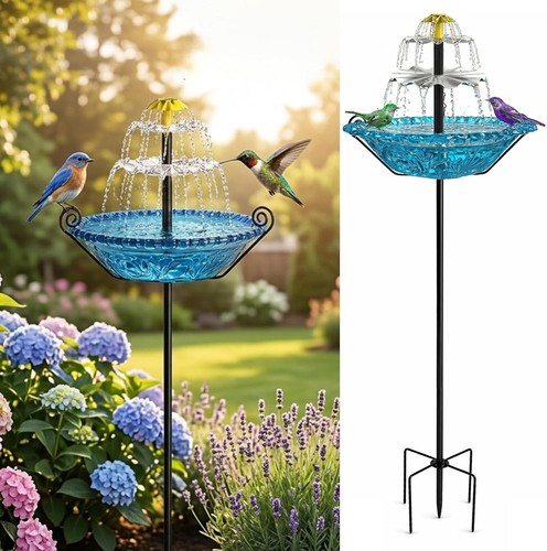 Solar vogeltränke brunnen - vogeltränke,