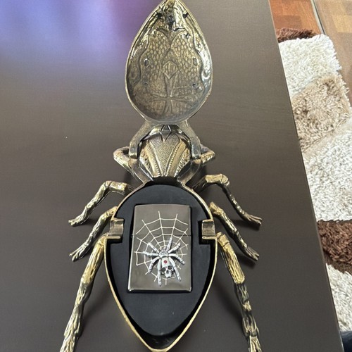 Zippo spider with skull - spider,