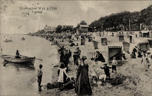 Wyk auf föhr - ak,
