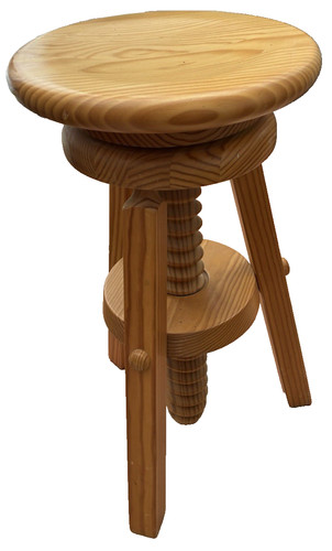 Vintage drehhocker bar - 1,
