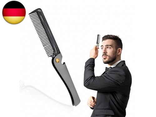 Klappbarer bartkamm faltbarer - bartkamm,,