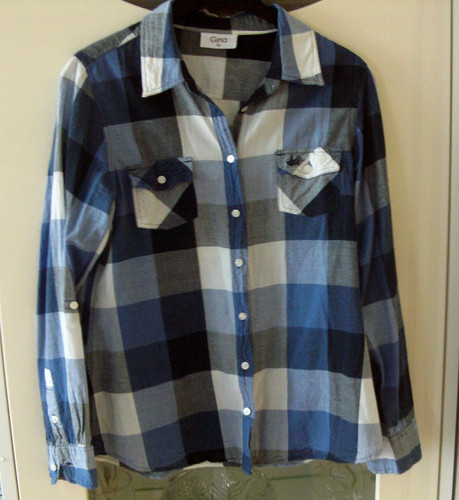 Baumwoll langarm hemdbluse - baumwoll,